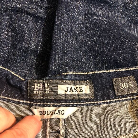 BKE Women’s Size 30S Jake Bootleg Cut Medium Wash Jeans.Thick Stitching Preowned - Picture 5 of 8